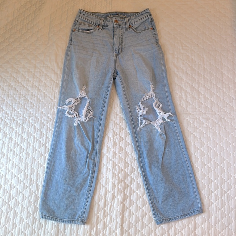 Straight leg Mom Jeans